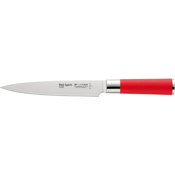 DICK Red Spirit Filetiermesser, flexibel, 18cm (rot/silber)
