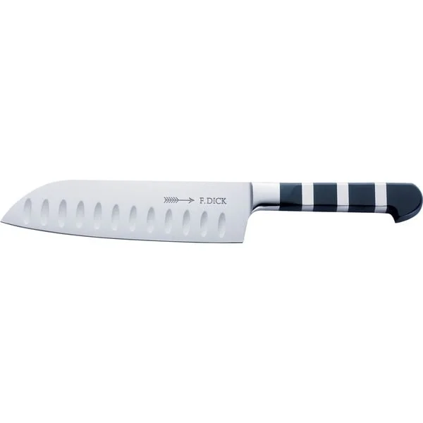 DICK Serie 1905 Santoku Kullenschliff, 18cm, Messer (schwarz/silber)