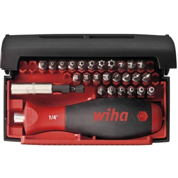 Wiha Bit-Satz Collector Security Standard, 25mm, 1/4" (schwarz, 27-teilig)