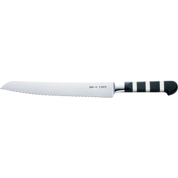 DICK Serie 1905 Brotmesser Wellenschliff, 21cm (schwarz/silber)