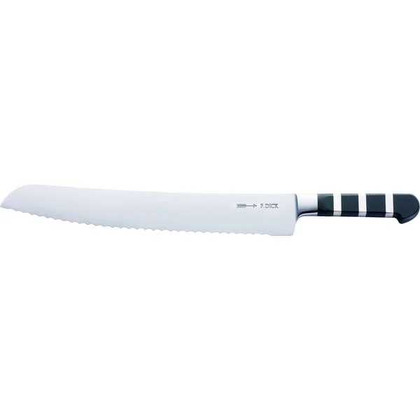 DICK Serie 1905 Brotmesser Wellenschliff, 32cm (schwarz/silber)