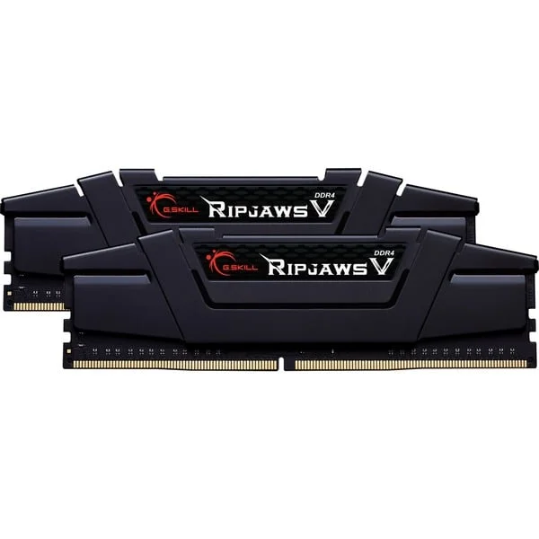 G.Skill DIMM 32 GB DDR4-4000 (2x 16 GB) Dual-Kit, Arbeitsspeicher (schwarz, F4-4000C18D-32GVK, Ripjaws V, INTEL XMP)