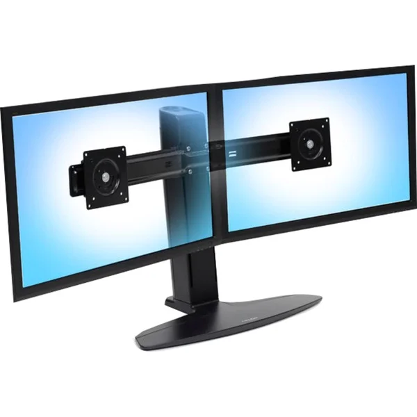 Ergotron Neo-Flex DualMonitor Lift Stand, Standfuß (schwarz)
