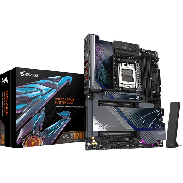 GIGABYTE X870E AORUS MASTER X3D, Mainboard (schwarz)