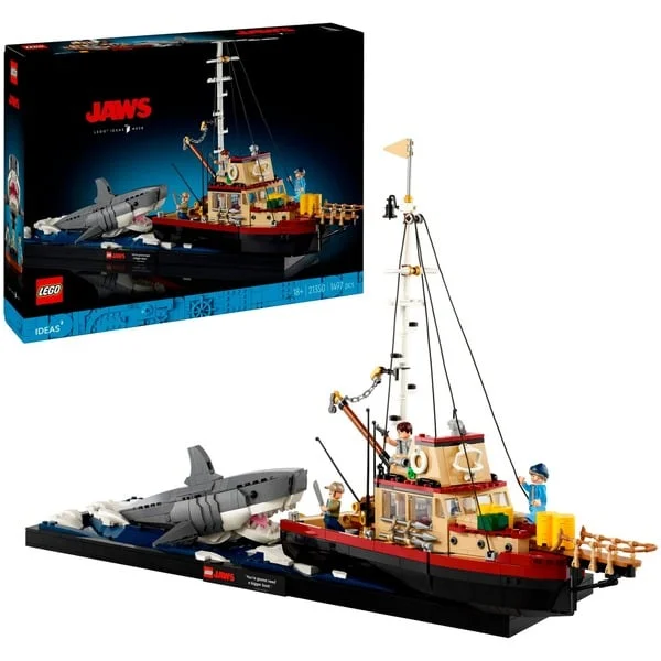 LEGO 21350 Ideas Der weiße Hai, Konstruktionsspielzeug