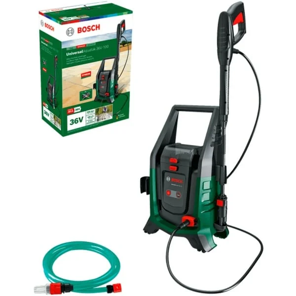 Bosch Heimwerken & Garten Akku-Hochdruckreiniger UniversalAquatak 36V-100 Solo, 36Volt (grün/schwarz, ohne Akku und Ladegerät, mit Selbstansaug-Kit, POWER FOR ALL)