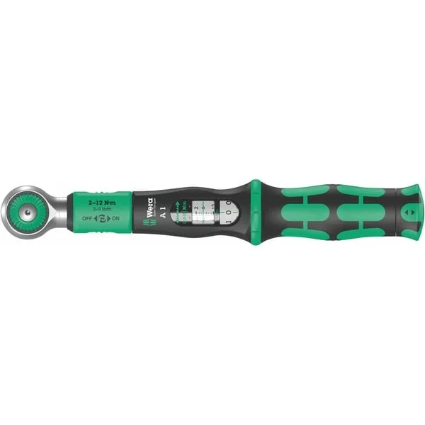 Wera Drehmomentschlüssel Safe-Torque A 1 (schwarz/grün, 1/4" Vierkant, 2-12 Nm)