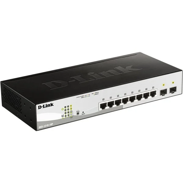 D-Link DGS-1210-10P/E, Switch (grau/schwarz)