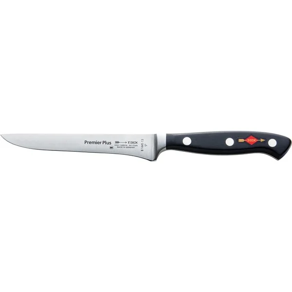 DICK Premier Plus Ausbeinmesser, steif, 13cm (schwarz/silber)