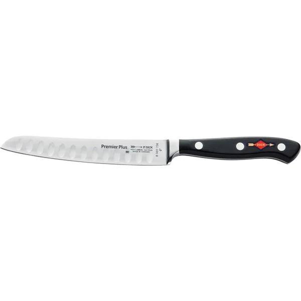 DICK Premier Plus Universalmesser Kullenschliff, 15cm (schwarz/silber)