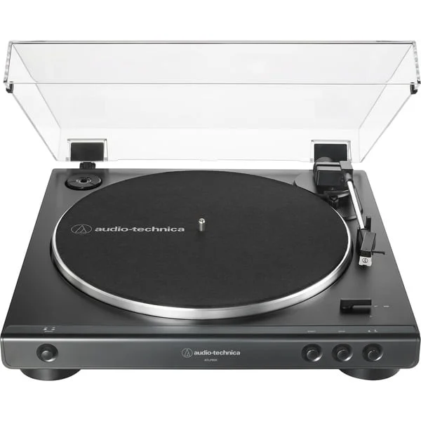 Audio-Technica AT-LP60XBK, Plattenspieler (schwarz, Integrierter Phono-Vorverstärker, Vollautomatischer Betrieb)