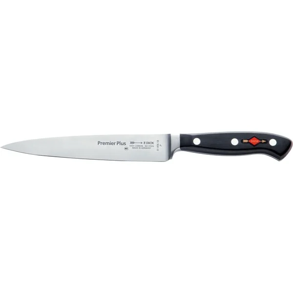 DICK Premier Plus Tranchiermesser, 18cm (schwarz/silber)
