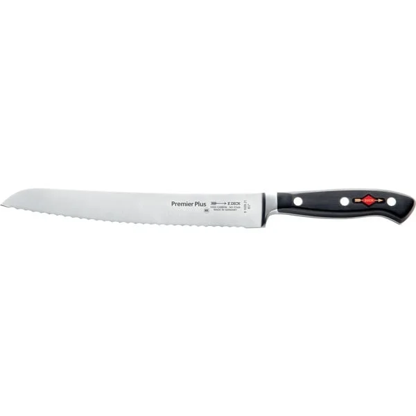 DICK Premier Plus Brotmesser Wellenschliff, 21cm (schwarz/silber)