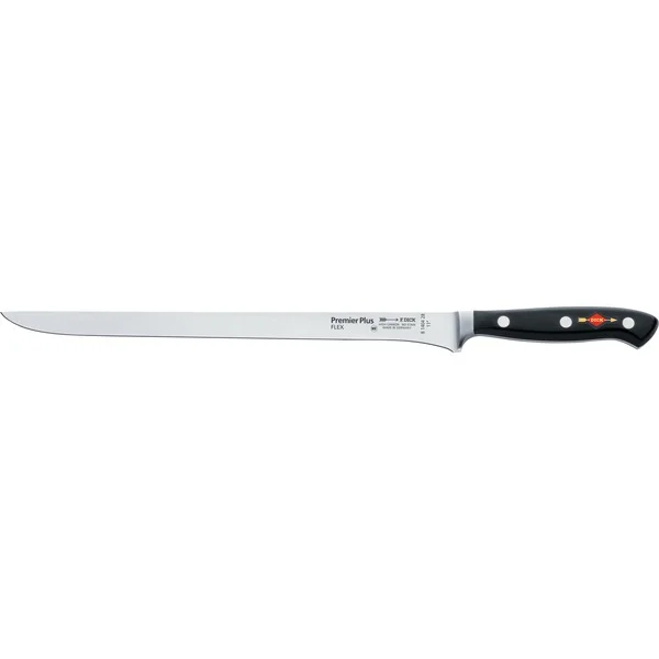 DICK Premier Plus Schinkenmesser flexibel, 28cm (schwarz/silber)