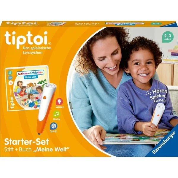 Ravensburger tiptoi Starter-Set: Suchen und Entdecken - Meine Welt, Lernbuch (Stift und Bilderbuch)