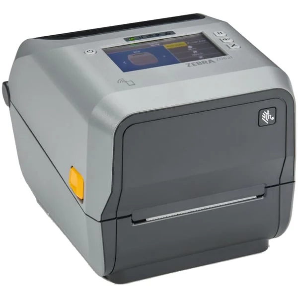 Zebra ZD621t, Etikettendrucker (grau/anthrazit, Thermotransferdruck, 203 dpi, USB, RS232, LAN, Bluetooth (BLE), Display, RTC)
