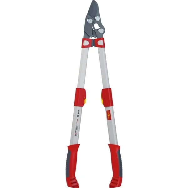 WOLF-Garten Bypass-Astschere Power Cut RR 900 T "Premium Plus" (rot/grau, Teleskopstiele 65cm - 90cm)