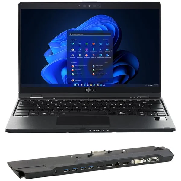 Fujitsu LIFEBOOK U939 Generalüberholt, Notebook (schwarz, Intel® Core™ i5-8365U, Intel® UHD Graphics 620, 8 GB LPDDR3, 256 GB (256 GB SSD), Windows 11 Home)