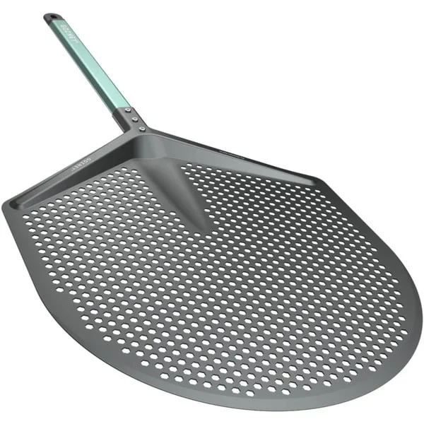 Gozney Pro Pizzaschieber XL, 16", Grillbesteck (grau/grün, für Pizzen bis ca. Ø 40cm)