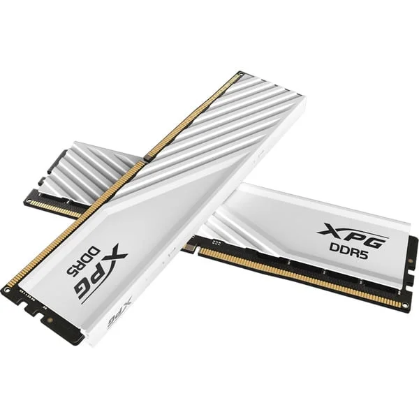 ADATA DIMM 48 GB DDR5-6000 (2x 24 GB) Dual-Kit, Arbeitsspeicher (weiß, AX5U6000C3624G-DTLABWH, XPG Lancer Blade, INTEL XMP, AMD EXPO)