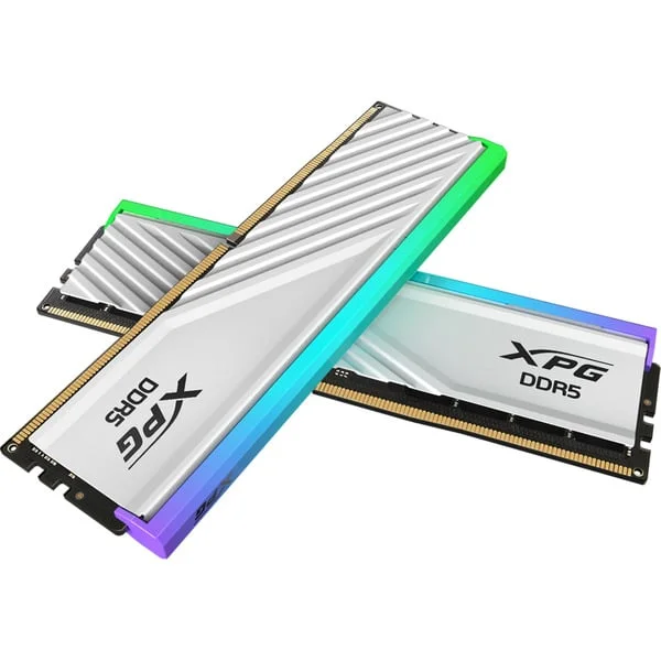 ADATA DIMM 48 GB DDR5-6000 (2x 24 GB) Dual-Kit, Arbeitsspeicher (weiß, AX5U6000C3624G-DTLABRWH, XPG Lancer Blade RGB, INTEL XMP, AMD EXPO)