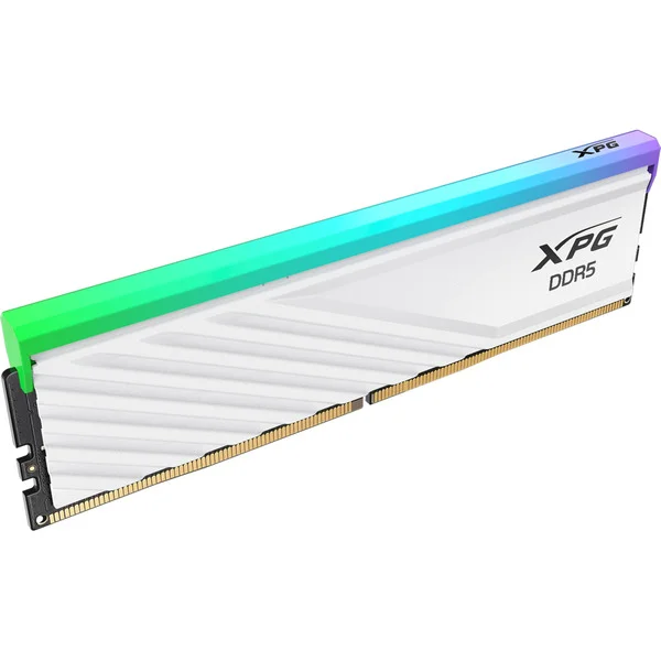 ADATA DIMM 24 GB DDR5-6000, Arbeitsspeicher (weiß, AX5U6000C3624G-SLABRWH, XPG Lancer Blade RGB, INTEL XMP)