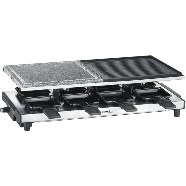 Severin Raclette RG 2373 (schwarz/edelstahl)