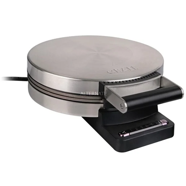 Graef Waffeleisen WA 80 (edelstahl/schwarz, 850 Watt)