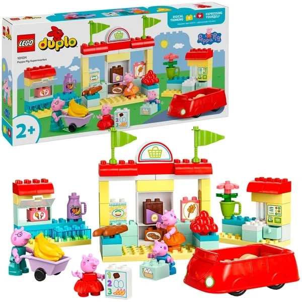 LEGO 10434 Duplo Peppas Supermarkt, Konstruktionsspielzeug