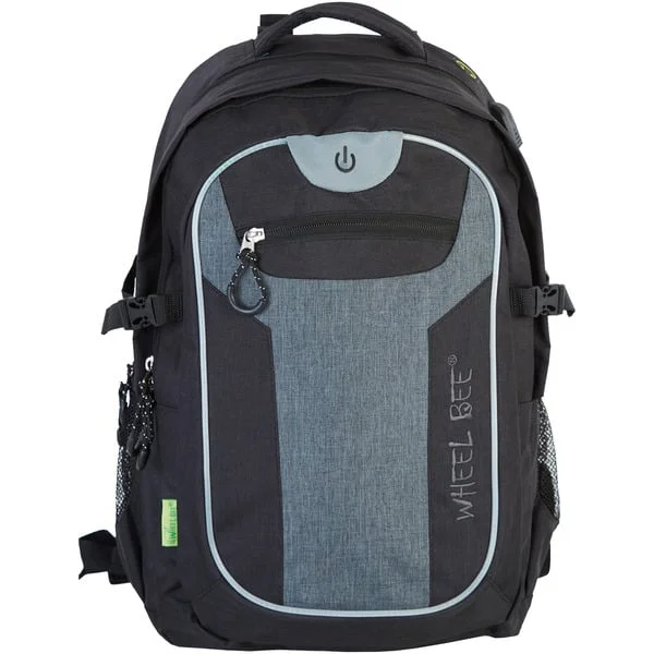 Schildkröt Wheel Bee Revolution , Rucksack (schwarz/grau, LED, 30 Liter)
