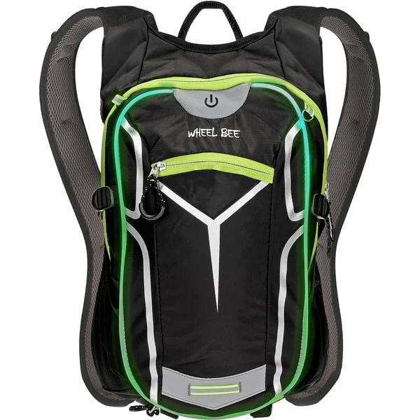 Schildkröt Wheel Bee Stelvio Bike , Rucksack (schwarz, LED, 18 Liter)