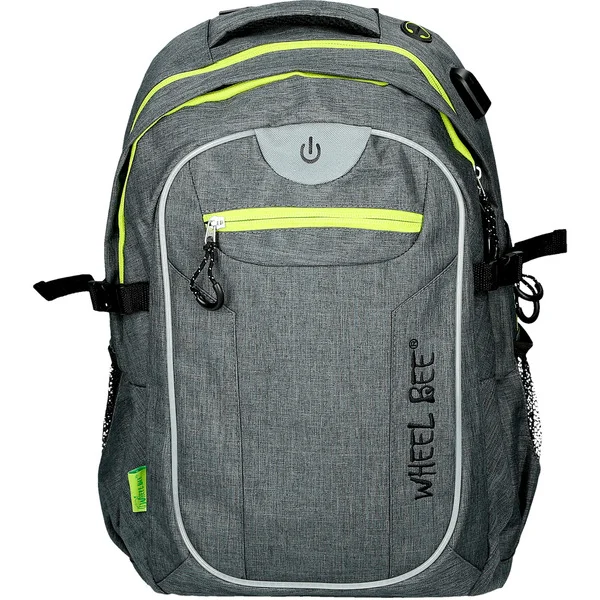 Schildkröt Wheel Bee Revolution , Rucksack (grau, LED, 30 Liter)