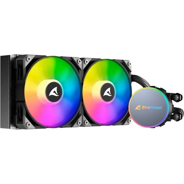 Sharkoon S70 RGB AIO 240mm, Wasserkühlung (schwarz)