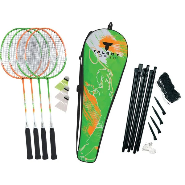 Talbot Torro Badminton Set 4 Attacker Plus, Fitnessgerät