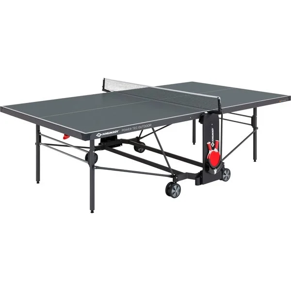 Schildkröt Tischtennistisch PowerTec Outdoor, Fitnessgerät (schwarz)