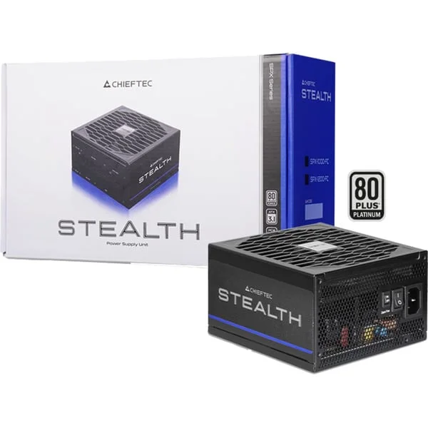Chieftec Stealth 1200W, PC-Netzteil (schwarz, 2x 12-Pin High Power GPU, 3x PCIe, Kabelmanagement, 1200 Watt)