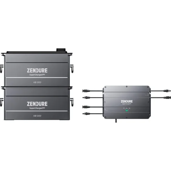 Zendure SolarFlow Set 1,92kWh, Smart PV Hub inkl. 2x Powerstation 960Wh, 0% MWST (1.200 Watt, 1.920 Wh)