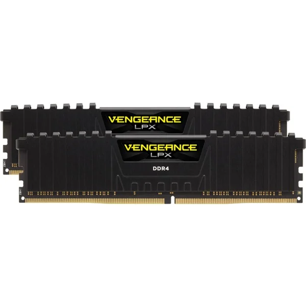 Corsair DIMM 16 GB DDR4-2133 (2x 8 GB) Dual-Kit, Arbeitsspeicher (schwarz, CMK16GX4M2A2133C13, Vengeance LPX, INTEL XMP)