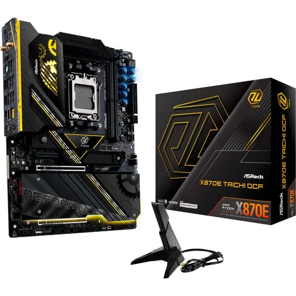 ASRock X870E Taichi OCF, Mainboard (schwarz/gelb)