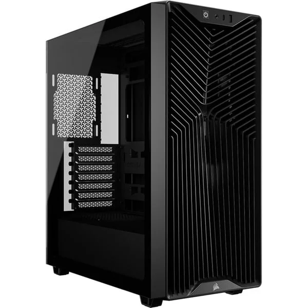 Corsair 3200D RS Black, Tower-Gehäuse (schwarz, Tempered Glass )