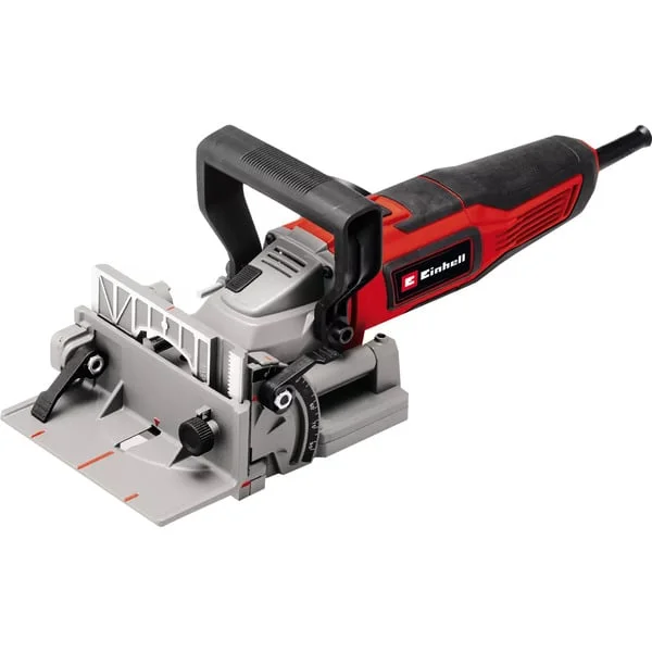 EINHELL Flachdübelfräse TE-BJ 900, Nutfräse (rot/schwarz, 900 Watt, für Flachdübelgrößen bis Typ 20)
