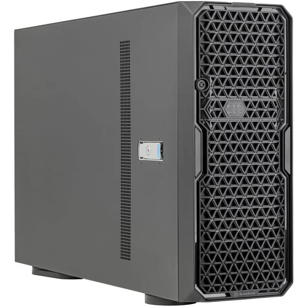 SilverStone WS380-E, Tower-Gehäuse (schwarz, NAS-Gehäuse)
