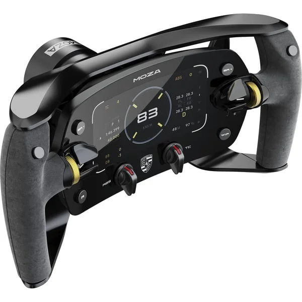 MOZA Porsche Mission R Steering Wheel, Austausch-Lenkrad (schwarz)