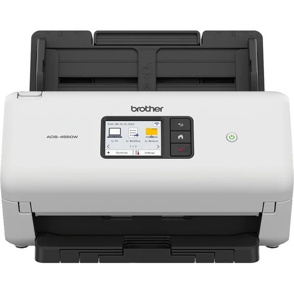 Brother ADS-4550W, Einzugsscanner (hellgrau/dunkelgrau, USB, LAN, WLAN)