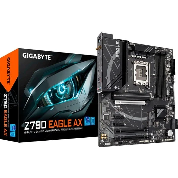 GIGABYTE Z790 EAGLE AX, Mainboard (schwarz/grau)