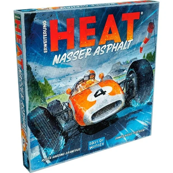 Asmodee Heat - Nasser Asphalt, Brettspiel (Erweiterung)