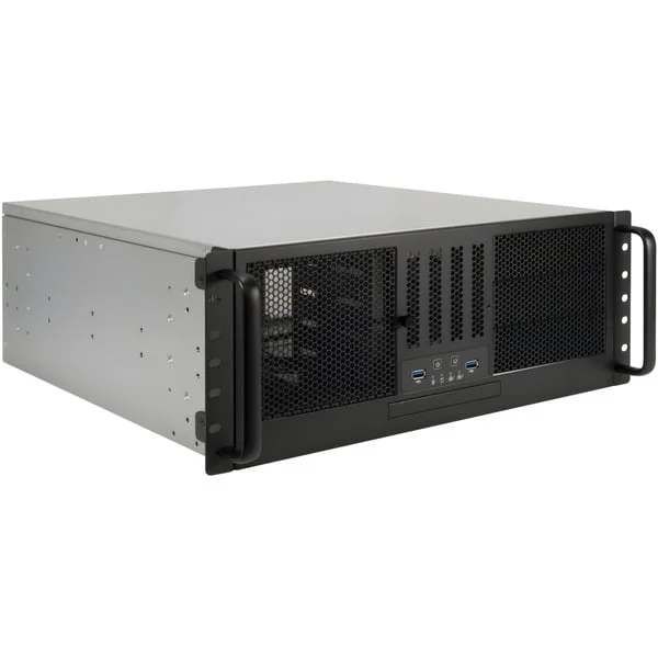 Inter-Tech 4U-47045, Rack, Server-Gehäuse (schwarz, 4 Höheneinheiten)
