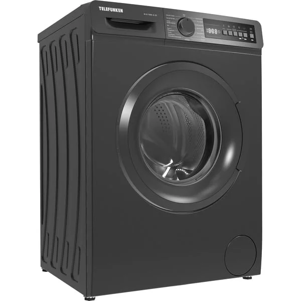 Telefunken W-8-1400-A-DI, Waschmaschine (schwarz/inox)