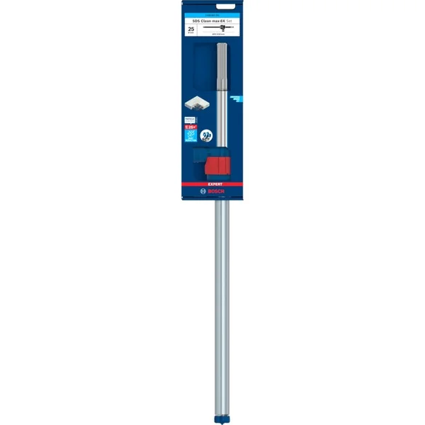 Bosch Professional EXPERT Hammerbohrer SDS Clean max-8X Set, Ø 25mm (Arbeitslänge 400mm, Saugbohrer inkl. Absauganschluss)