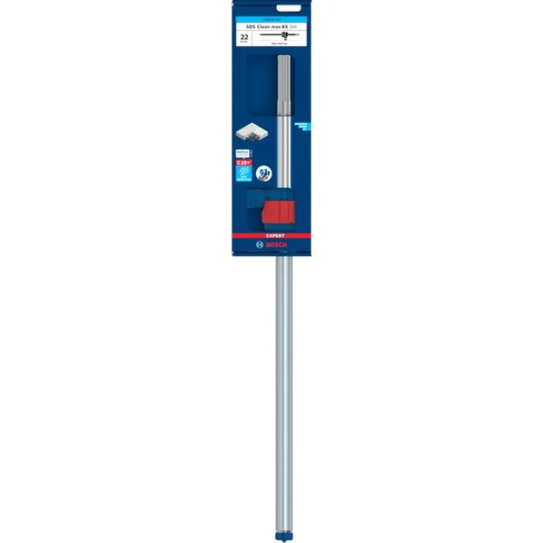 Bosch Professional EXPERT Hammerbohrer SDS Clean max-8X Set, Ø 22mm (Arbeitslänge 400mm, Saugbohrer inkl. Absauganschluss)
